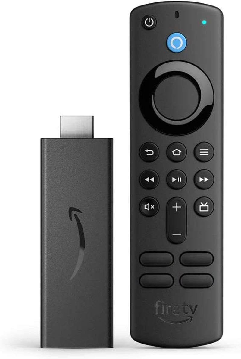 Fire TV Stick, Sharp Picture Quality, Fast Streaming, Free & Live TV, Alexa Voice Remote with TV Controls