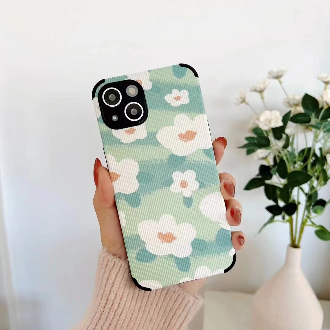 Women's Floral Printed Phone Case for iPhone