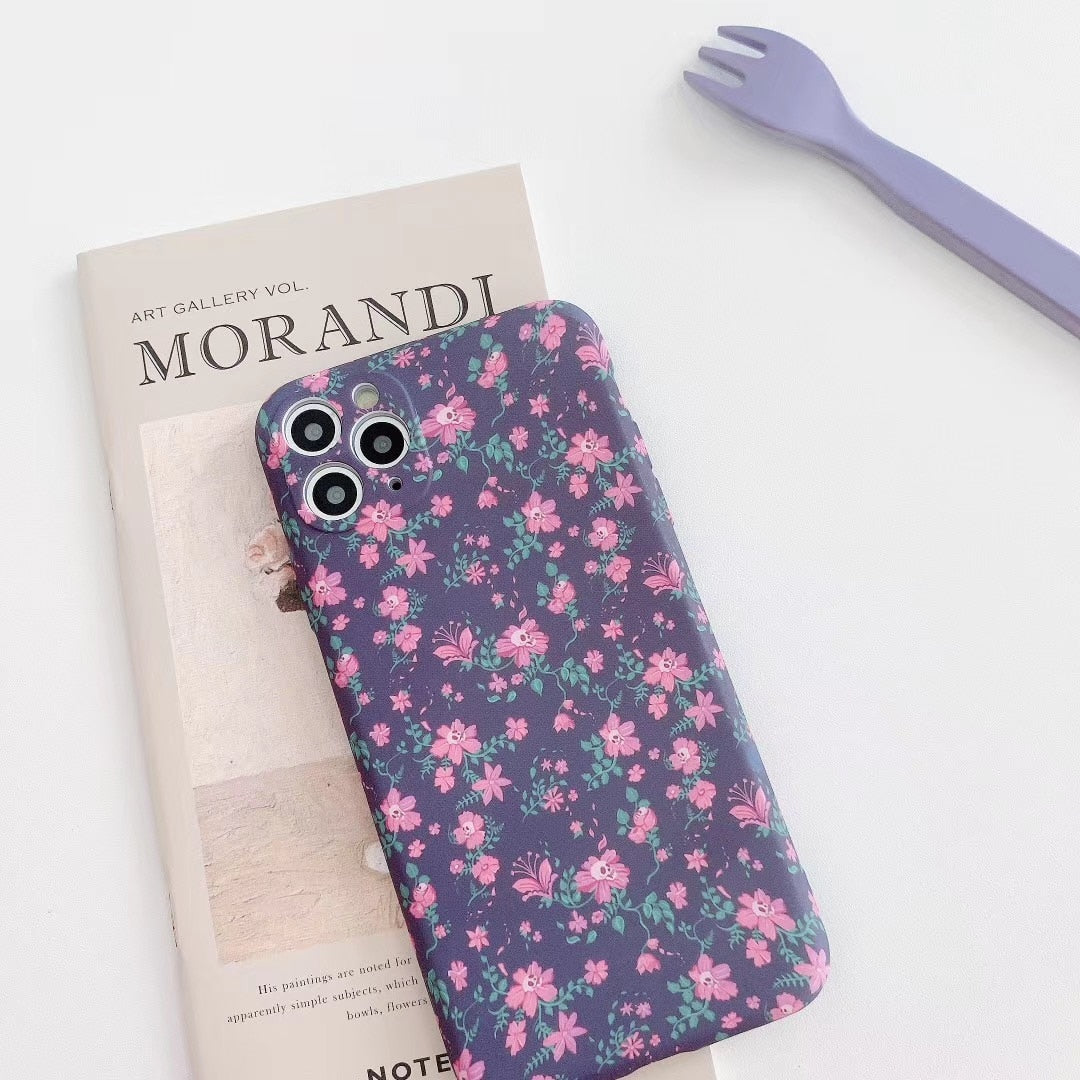 Women's Floral Printed Phone Case for iPhone