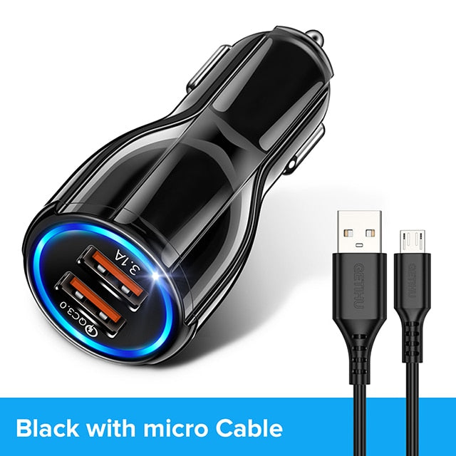 Universal Car Charger with Dual USB