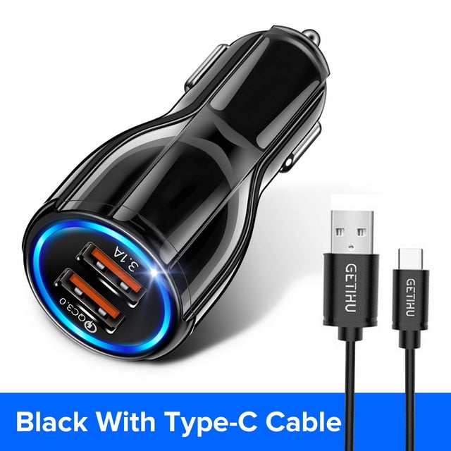 Universal Car Charger with Dual USB