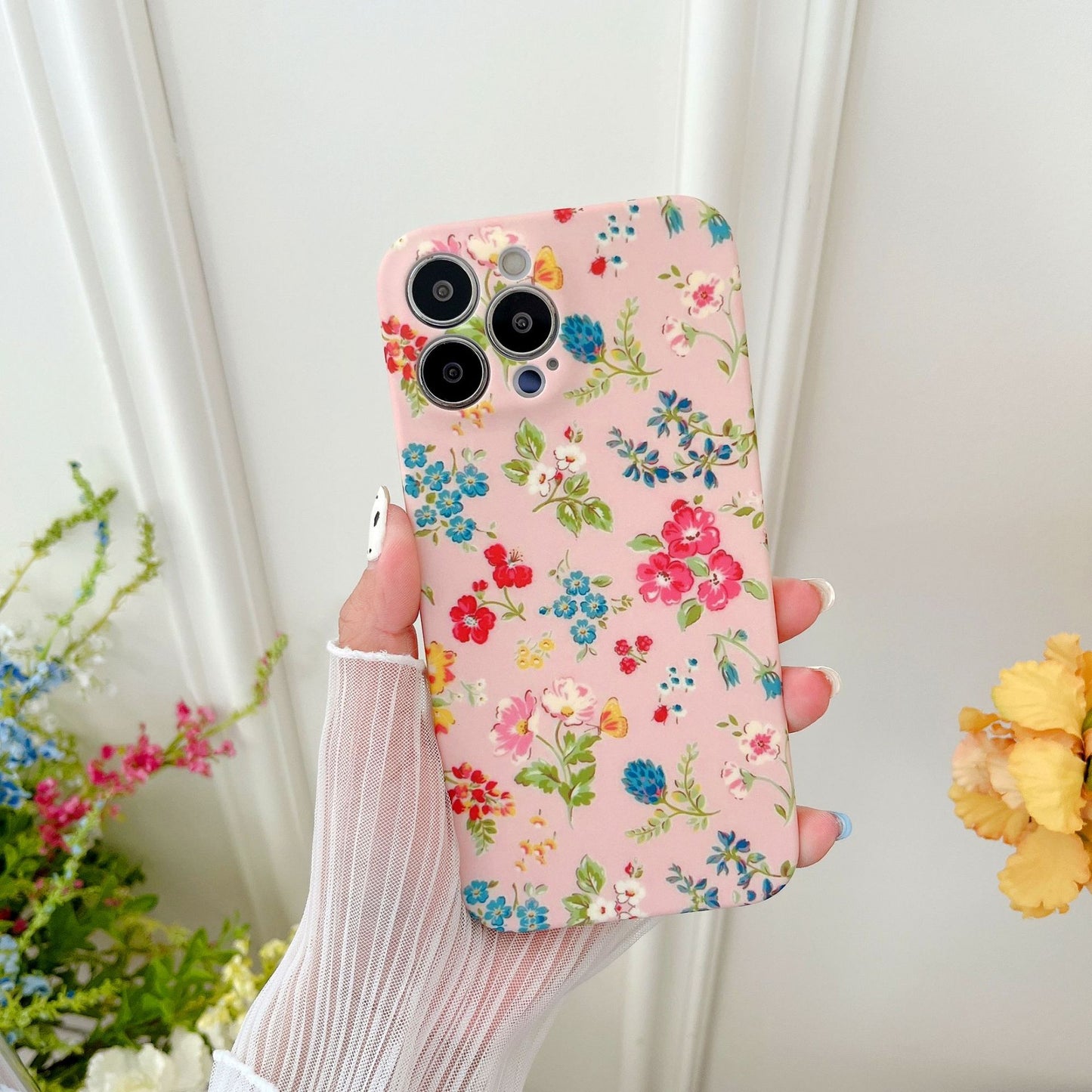 Women's Floral Printed Phone Case for iPhone