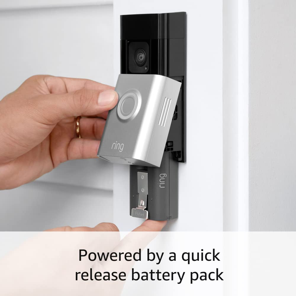 Battery Doorbell plus (Newest Model) | Head-To-Toe HD+ Video, Motion Detection & Alerts, and Two-Way Talk