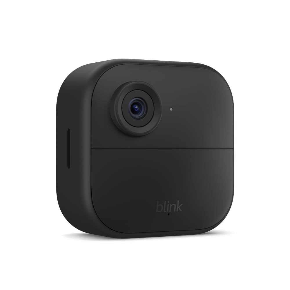 Outdoor 4 (Newest Model), Wire-Free Smart Security Camera, Two-Year Battery Life, Two-Way Audio, HD Live View, Enhanced Motion Detection, Works with Alexa – 1 Camera System