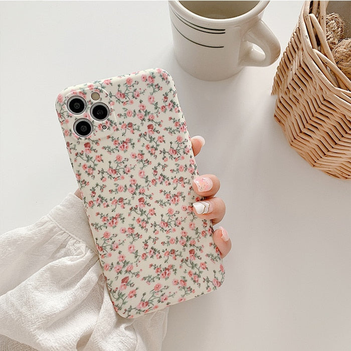 Women's Floral Printed Phone Case for iPhone