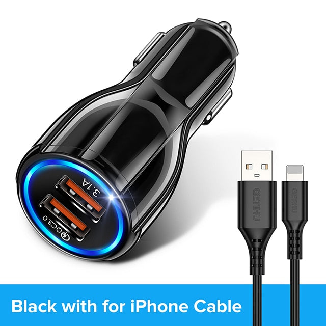 Universal Car Charger with Dual USB